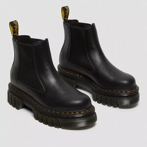 Dr. Martens Audrick Nappa Leather Platform Chelsea Boots